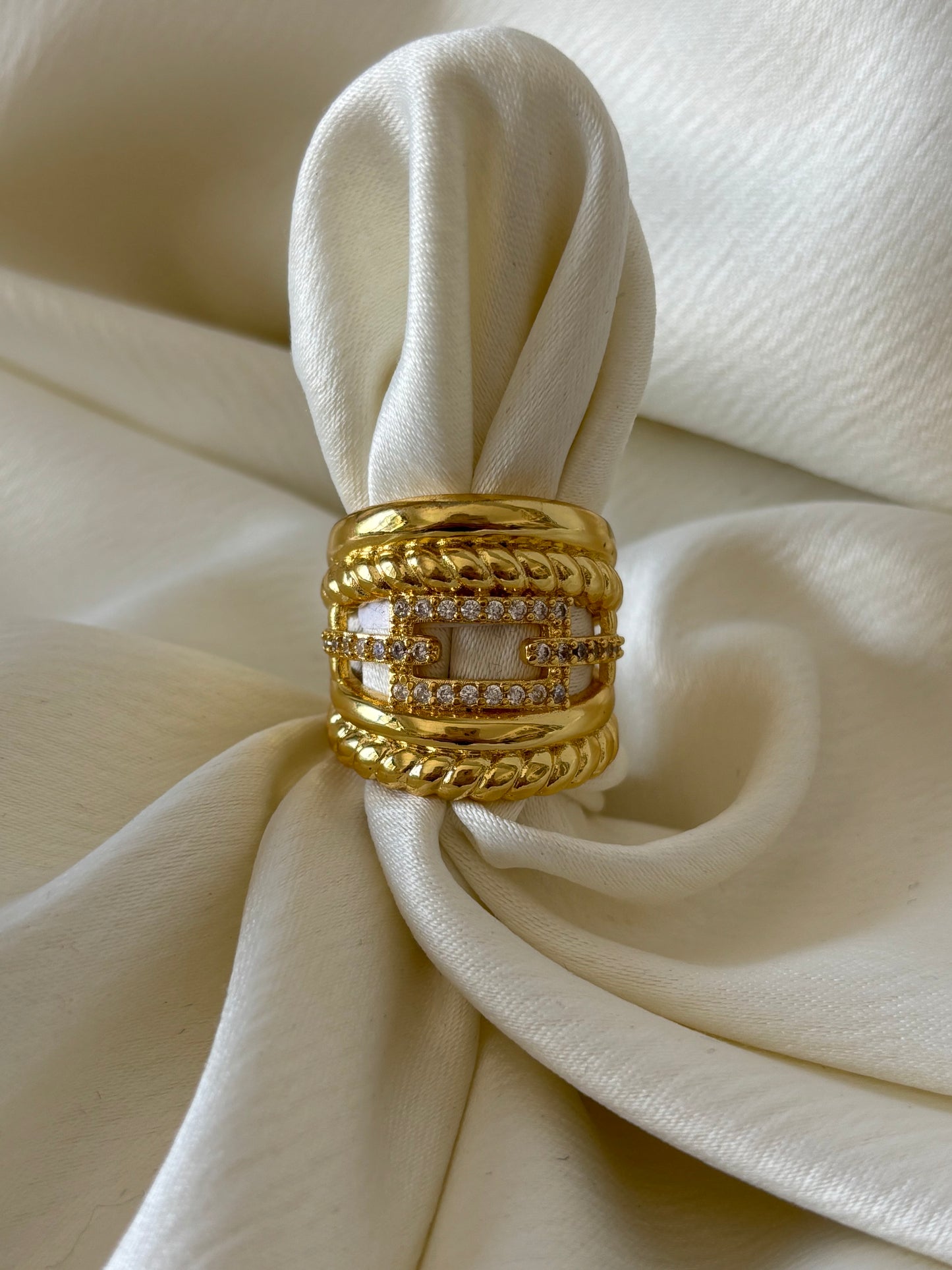 Anillo Chunky Eslabones