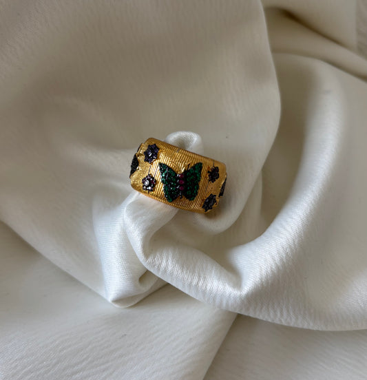 Anillo Chunky Mariposas