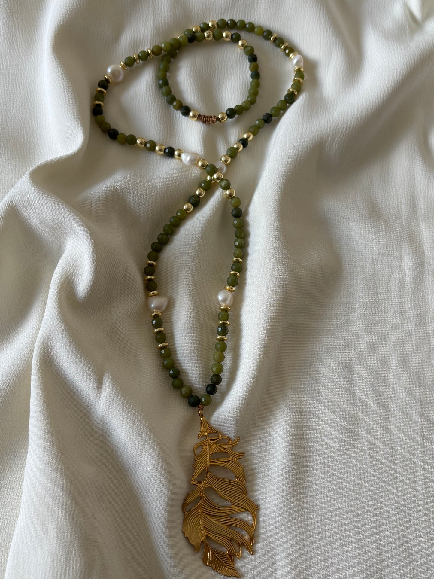 Collar Largo Pluma