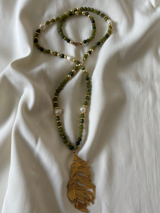 Collar Largo Pluma