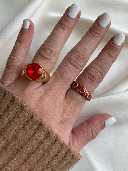 Set Anillos Red