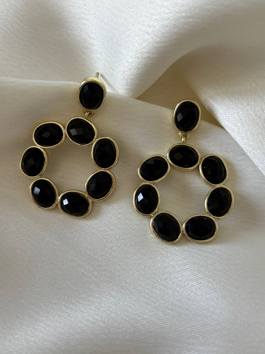 Aretes Agatas Flores