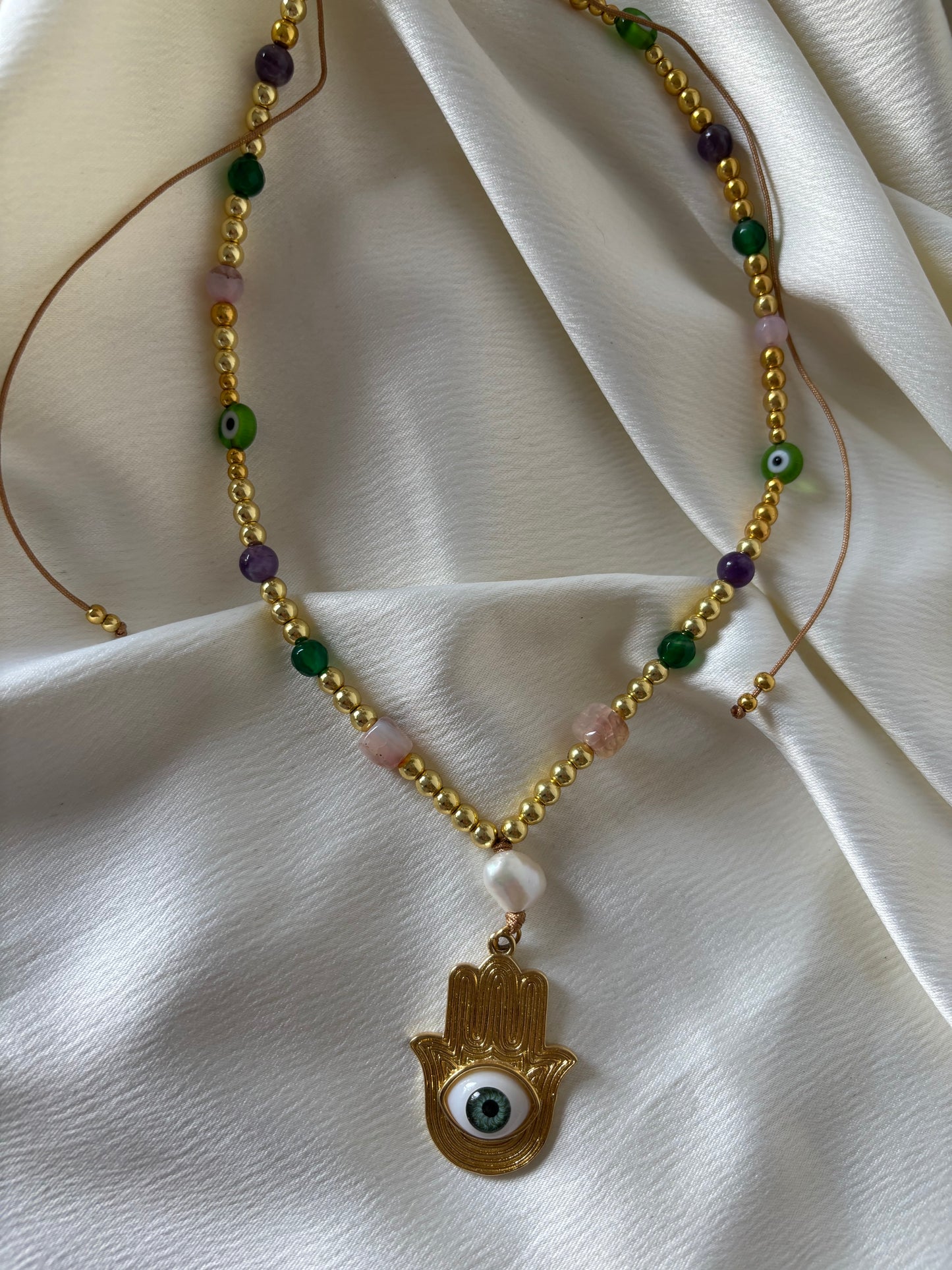 Collar Hamsa Colores