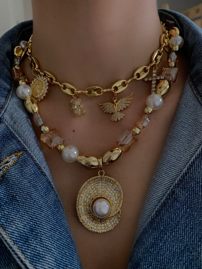 Collar Charms Circonias