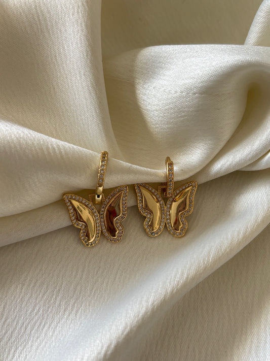 Mini Hoops Mariposas