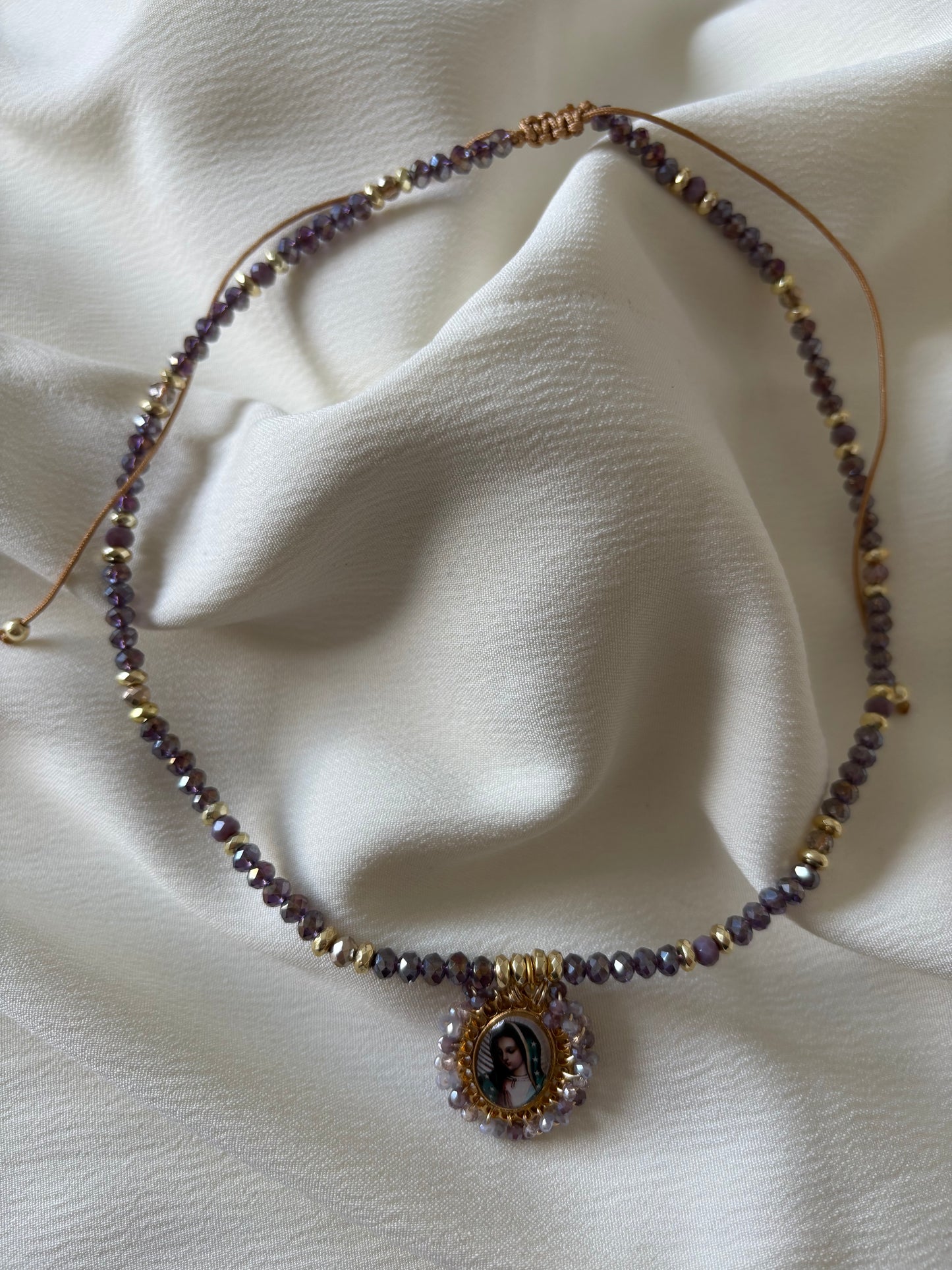 Collar Cristales Virgen