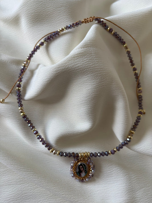 Collar Cristales Virgen