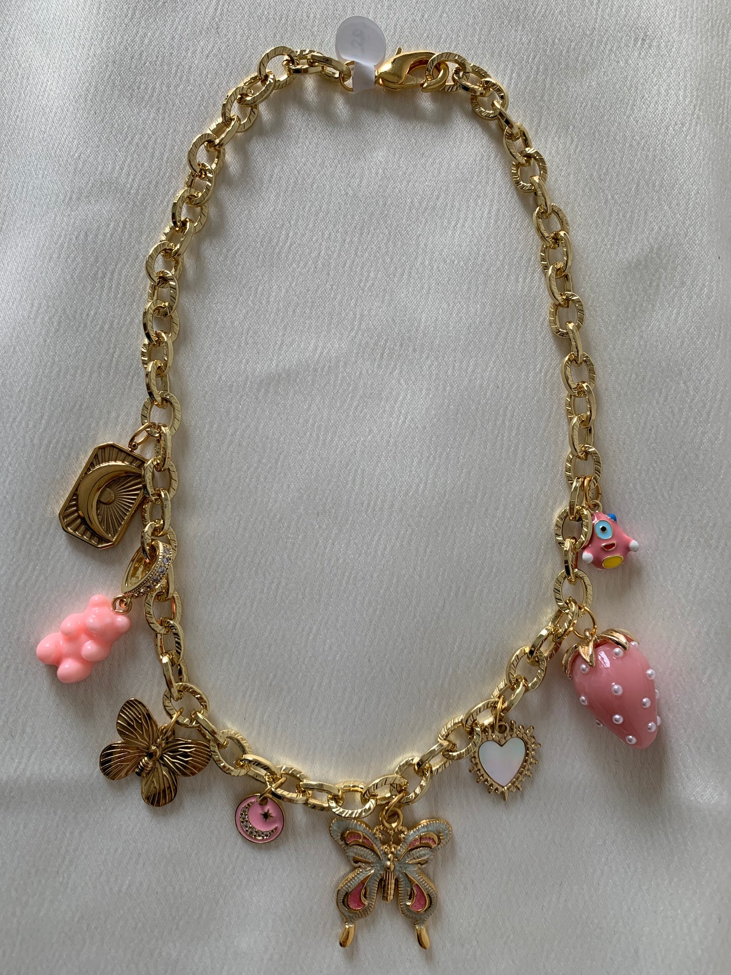 Collar Charms Pink