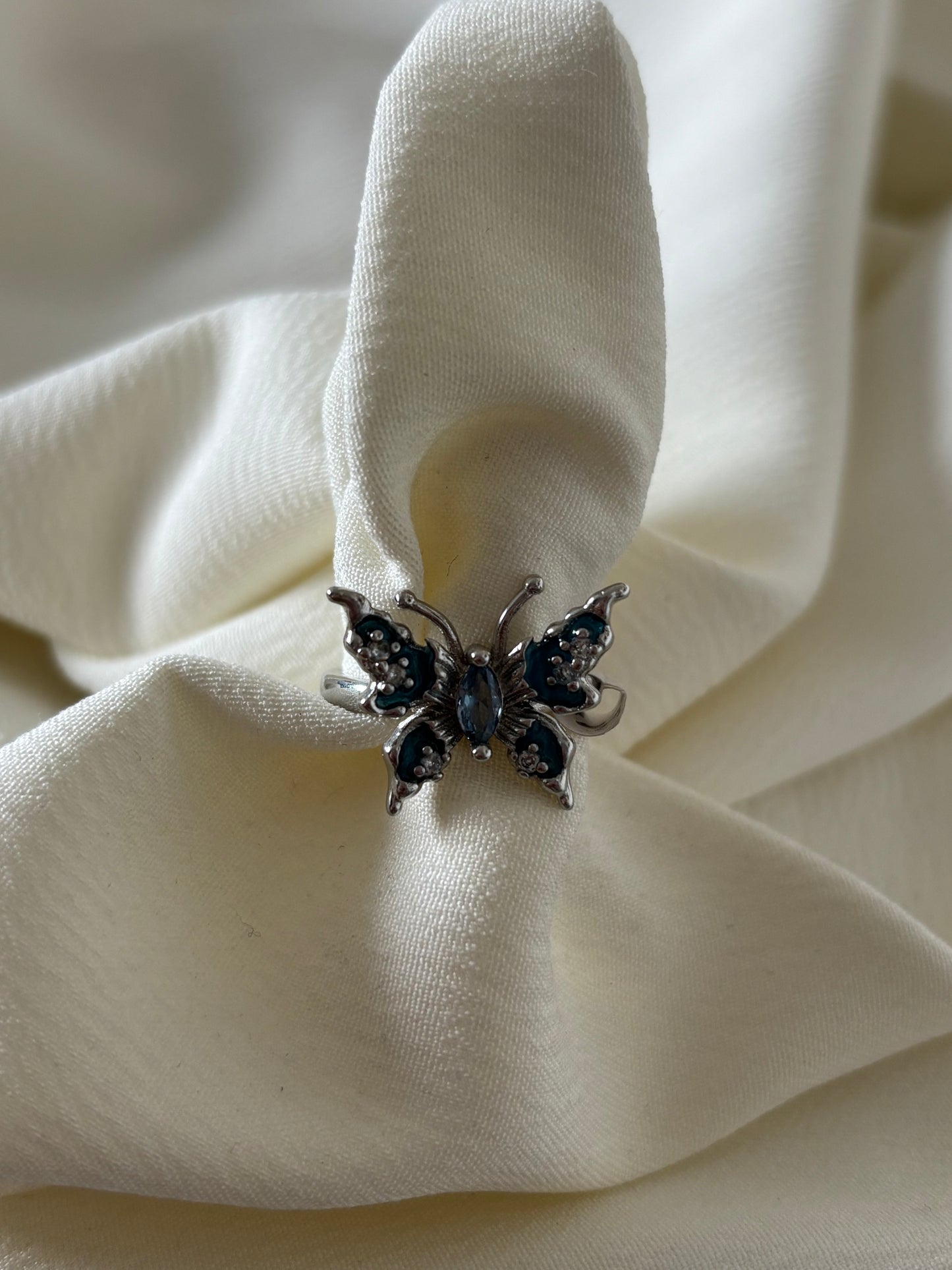 Anillo Mariposa Blue