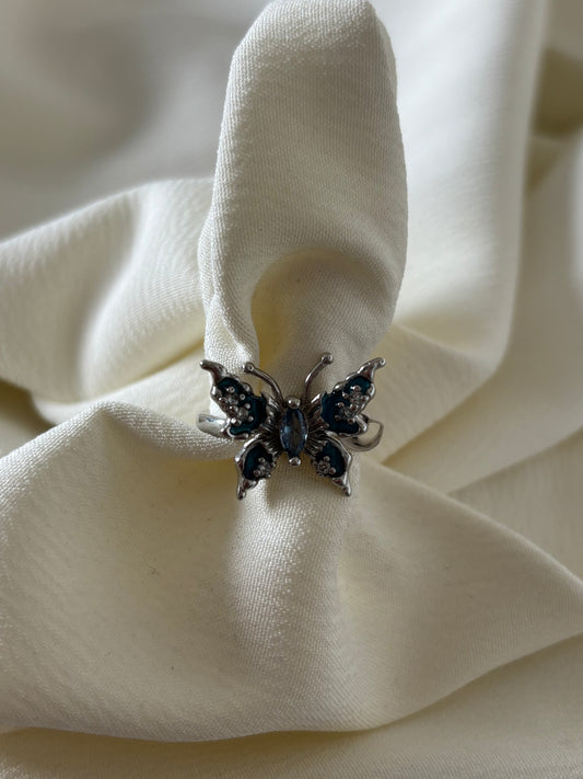 Anillo Mariposa Blue
