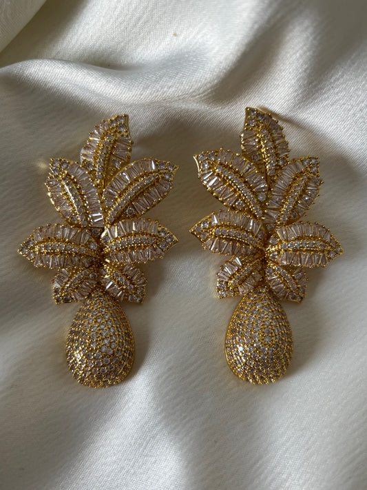 Aretes Piñas Circonias